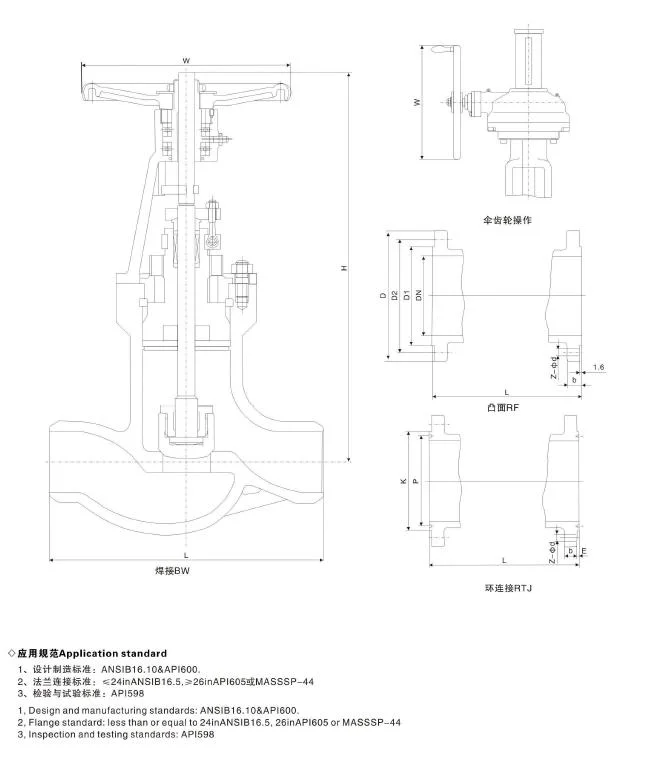 Piston Forged Steel T Pattern Globe Valve with Handwheel Operation