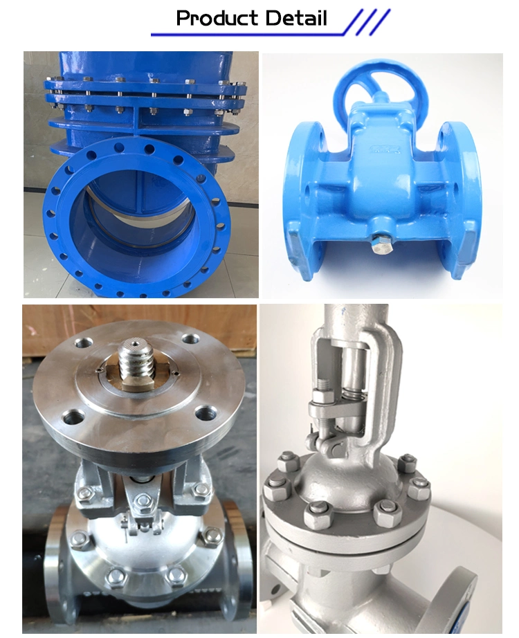 Made in China Hot Selling Cast Iron Pressure Pn10/Pn16 Seal Gate Valve